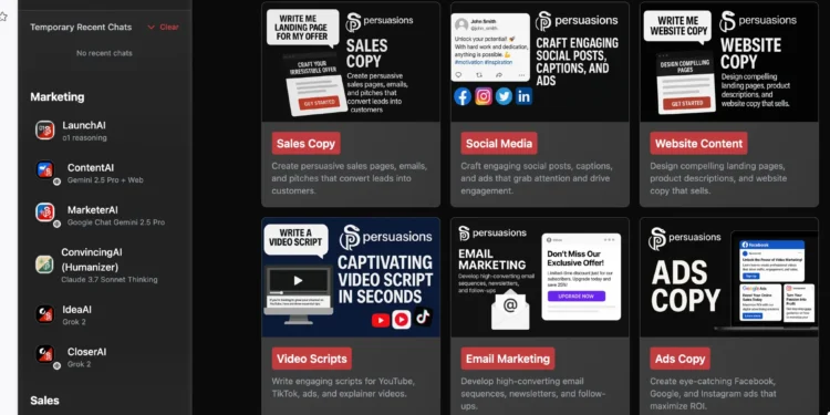 Why Persuasions AI Stands Alone