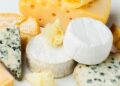 different blocks of cheese