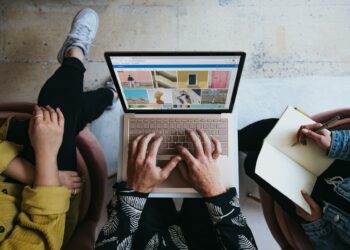 people using laptop